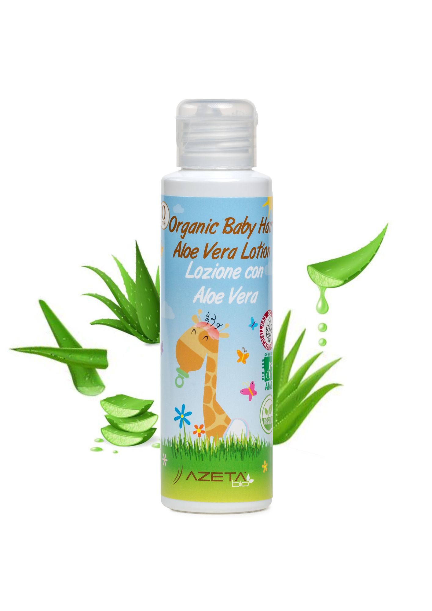 Organic Baby Hair Aloe Vera Lotion